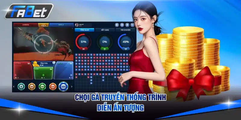 Chọi gà truyền thống với những pha trình diễn ấn tượng